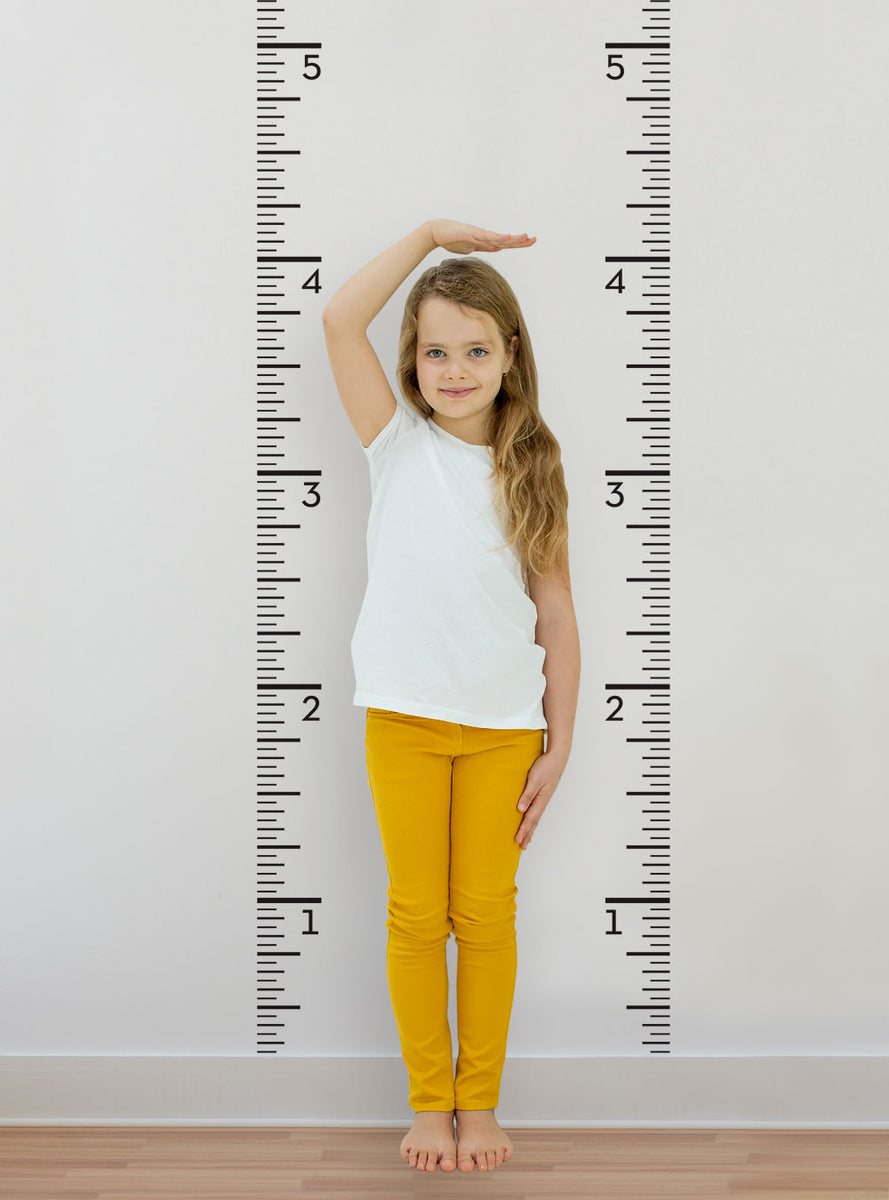 Growth Chart Ruler Decal - Children's Vinyl Wall Decal